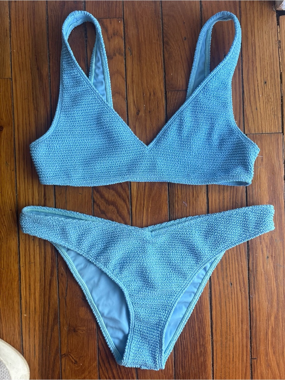 Women’s Pacsun Blue Scrunch Bikini Swimsuit 2 Piece S/M